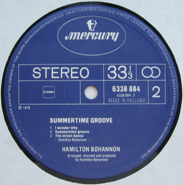Bohannon* -Summertime Groove