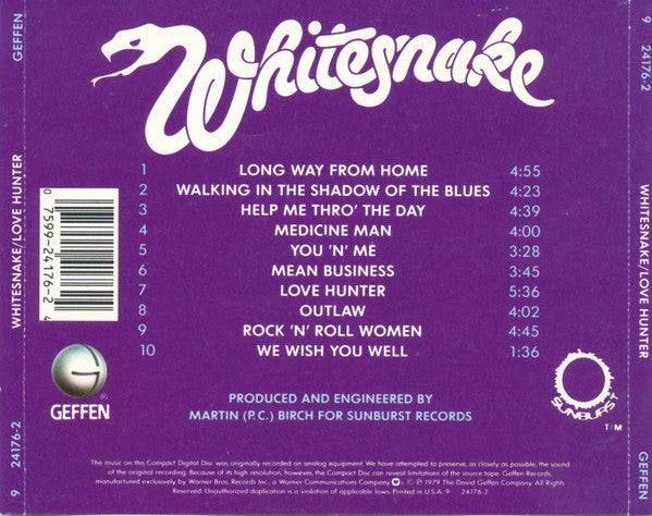 Whitesnake -Lovehunter