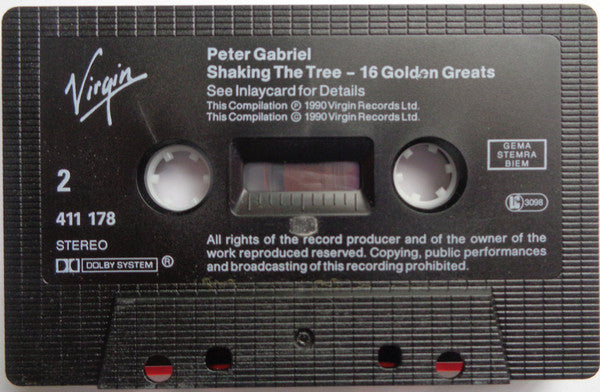 Peter Gabriel - Shaking The Tree - Sixteen Golden Greats