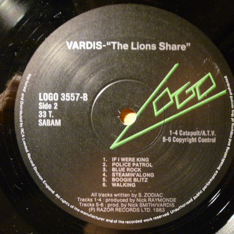 Vardis -The Lions Share