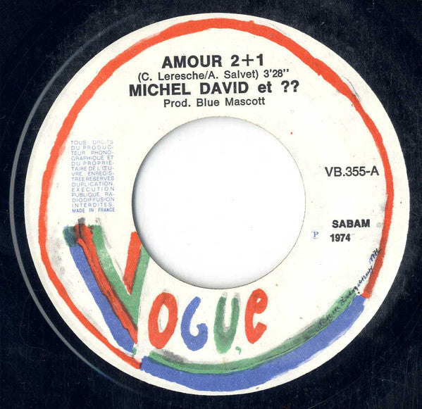 Marianne Et Michel + Jeanett* -Amour 2+1