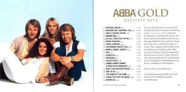 ABBA - Gold (Greatest Hits)