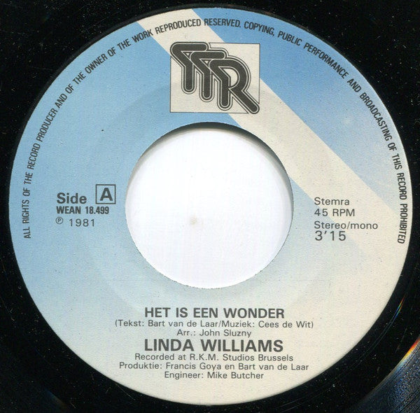 Linda Williams (2) -Het Is Een Wonder
