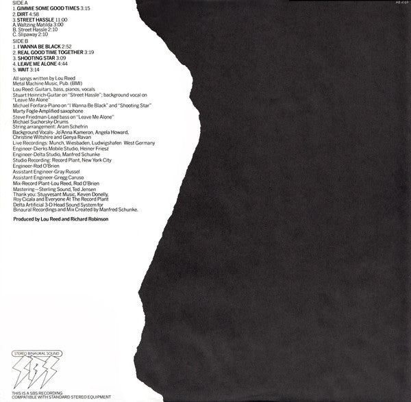 Lou Reed -Street Hassle
