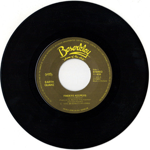 Earth Quake (2) -Finders Keepers