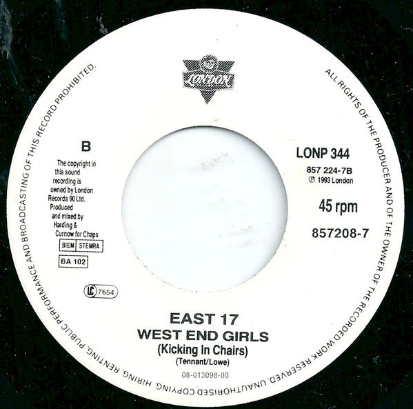East 17 -West End Girls