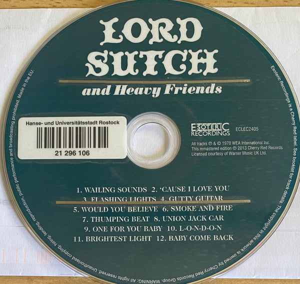 Lord Sutch And Heavy Friends -Lord Sutch And Heavy Friends