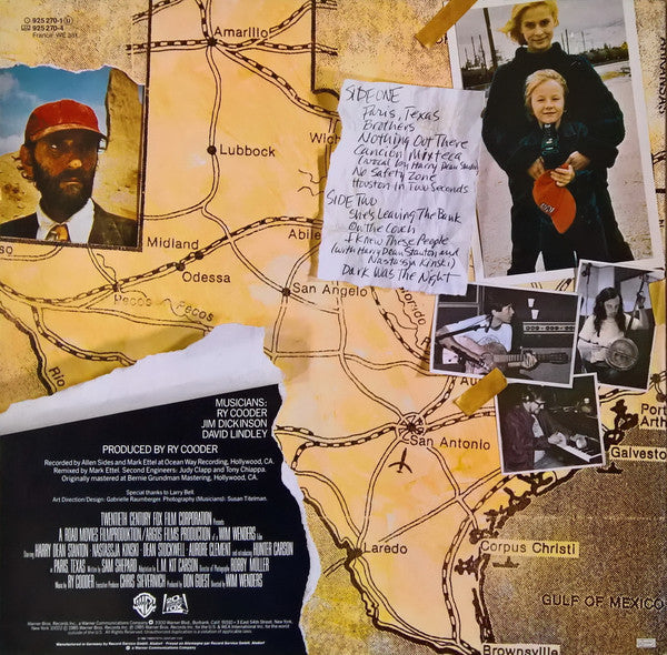 Ry Cooder -Paris, Texas (Original Motion Picture Soundtrack)