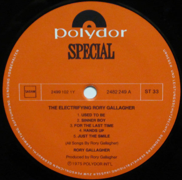 Rory Gallagher -The Electrifying Rory Gallagher