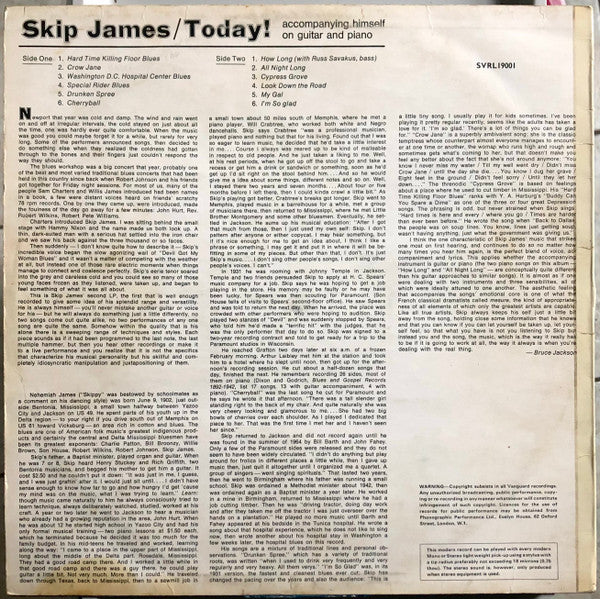Skip James - Skip James Today!