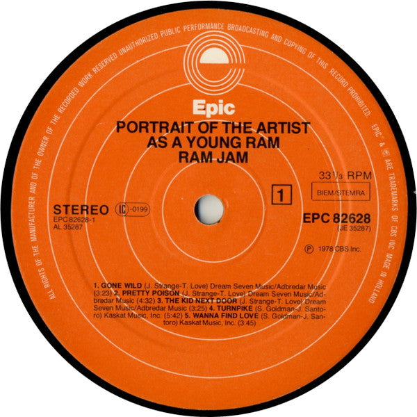 Ram Jam -Portrait Of The Artist As A Young Ram