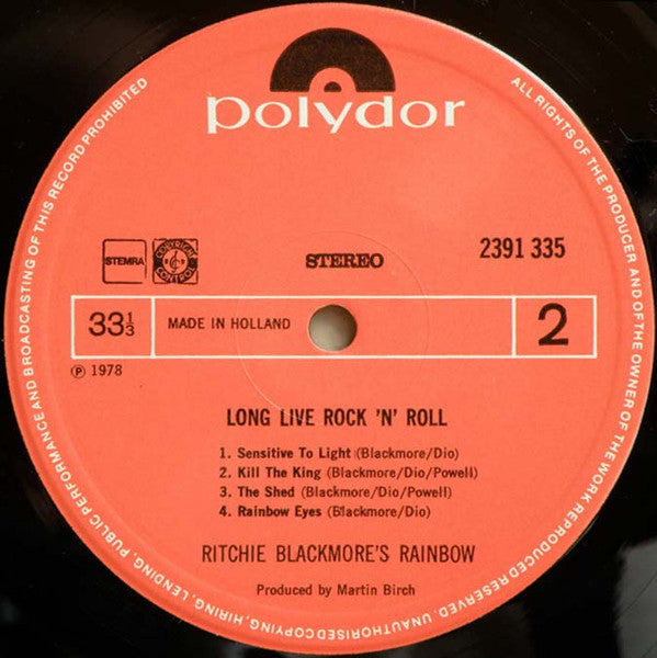 Rainbow -Long Live Rock 'N' Roll
