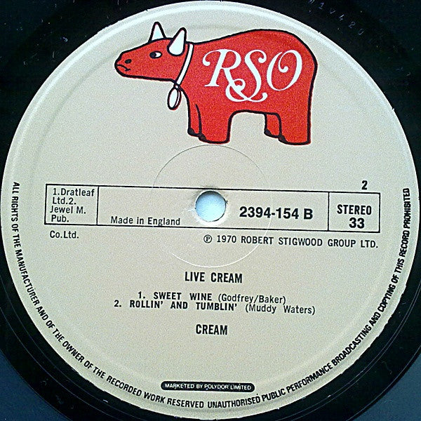 Cream (2) -Live Cream