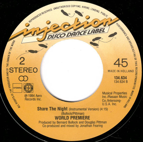 World Premiere (2) -Share The Night