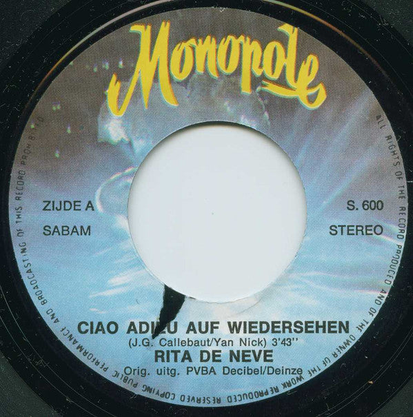 Rita Deneve -Ciao Adieu Auf Wiedersehen