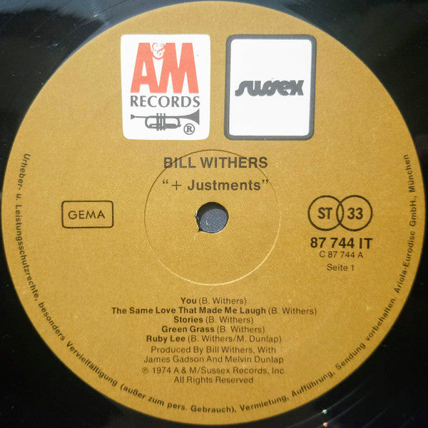 Bill Withers -+'Justments