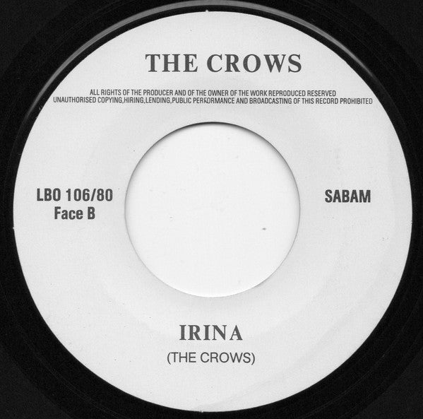 The Crows (3) -Don't Play Around / Irina