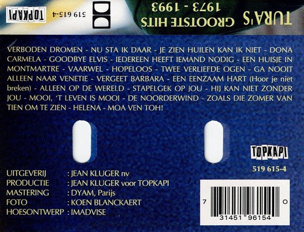 Tura* -Tura's Grootste Hits 1973 - 1993