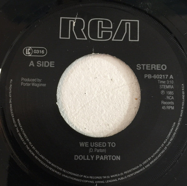 Dolly Parton -We Used To
