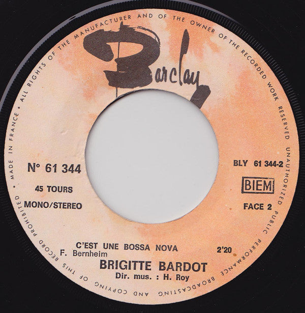 Brigitte Bardot -Nue Au Soleil