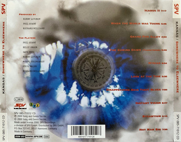 Kansas (2) -Somewhere To Elsewhere