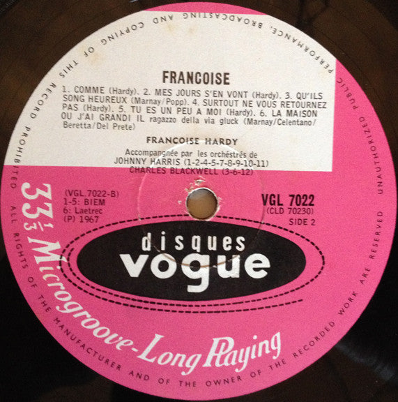 Françoise Hardy -Françoise