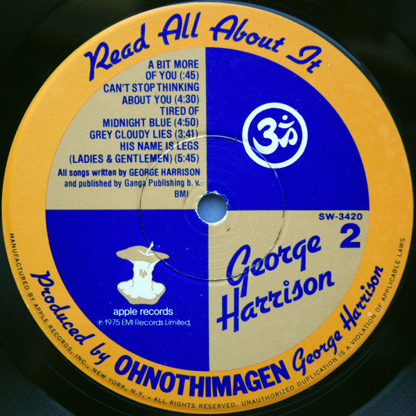 George Harrison -Extra Texture (Read All About It)