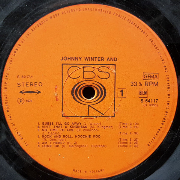 Johnny Winter And - Johnny Winter And