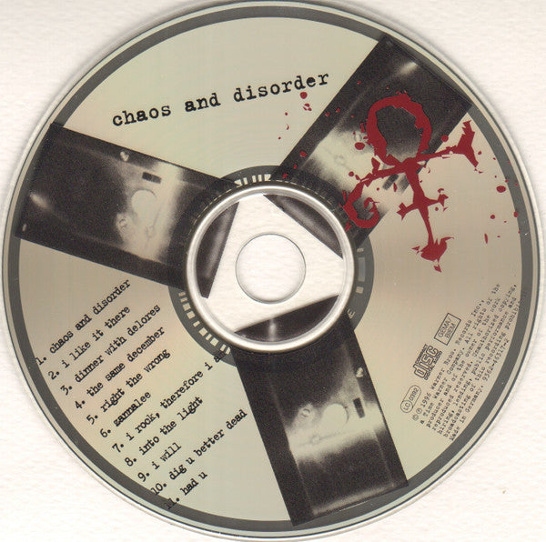 The Artist (Formerly Known As Prince) -Chaos And Disorder