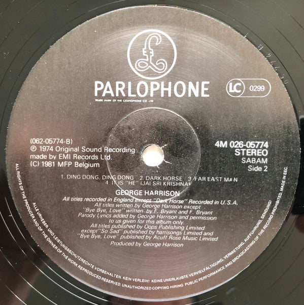 George Harrison -Dark Horse
