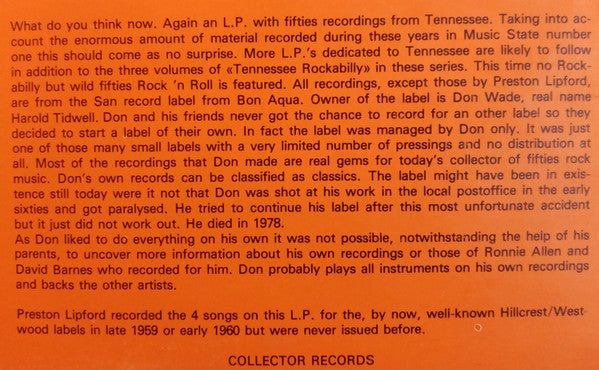 Various - Tennessee Rockin'