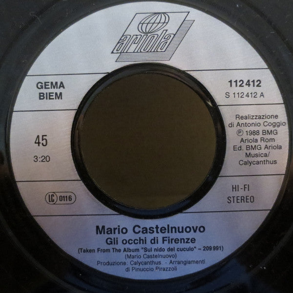 Mario Castelnuovo -Gli Occhi Di Firenze