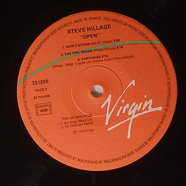 Steve Hillage -Open