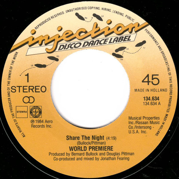 World Premiere (2) -Share The Night