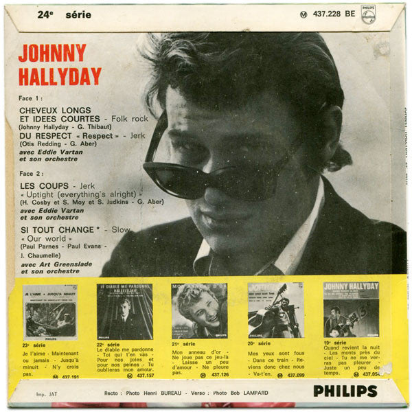 Johnny Hallyday -24e Série - Cheveux Longs Et Idées Courtes
