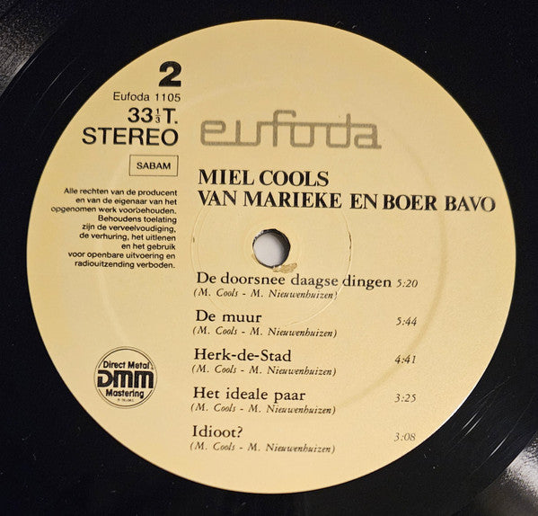 Miel Cools - Van Marieke En Boer Bavo