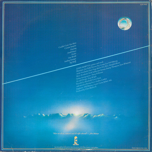 John Martyn -One World