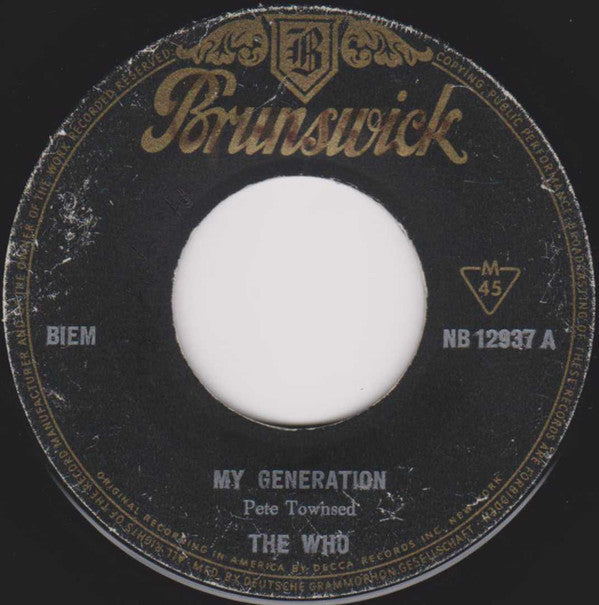 The Who -My Generation / I’m A Man
