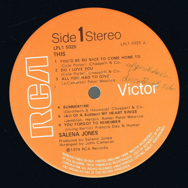 Salena Jones - This 'n That