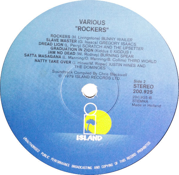 Various -Rockers (Original Soundtrack Recording)