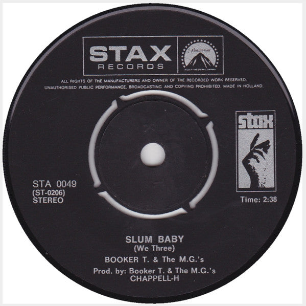 Booker T & The MG's -Slum Baby