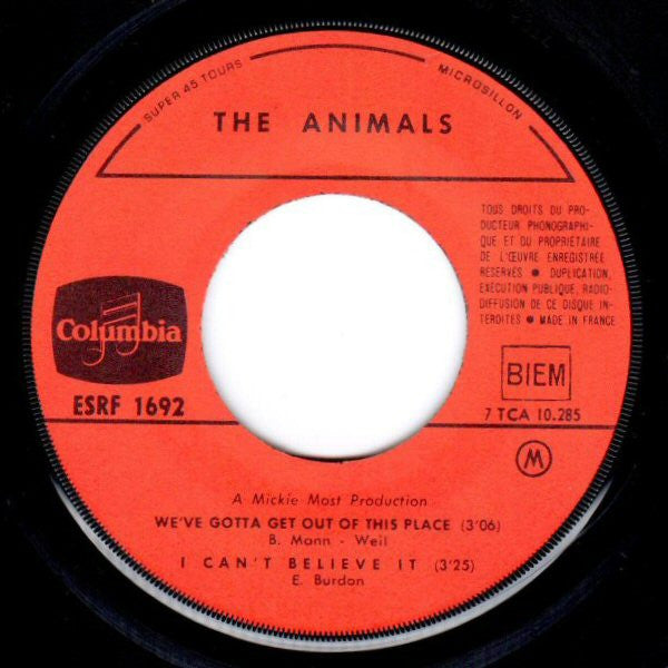 The Animals -We've Gotta Get Out Of This Place