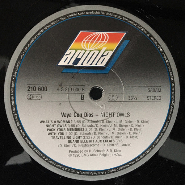 Vaya Con Dios -Night Owls