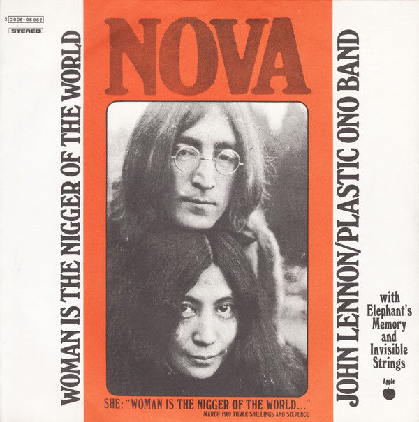 John Lennon / Yoko Ono / Plastic Ono Band* With Elephant's Memory* And Invisible Strings -Woman Is The Nigger Of The World