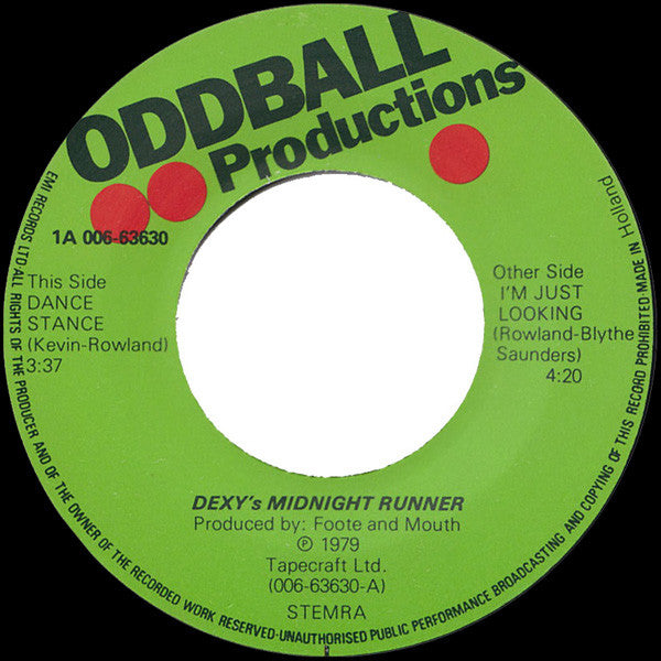 Dexy's Midnight Runners* -Dance Stance