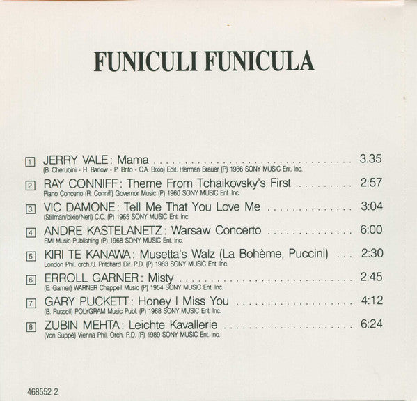 Various - Funiculi Funicula