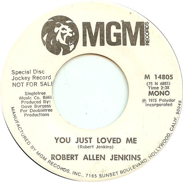 Robert Allen Jenkins -You Just Loved Me