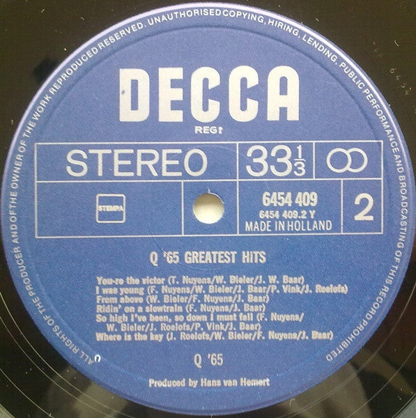 Q'65* -Greatest Hits