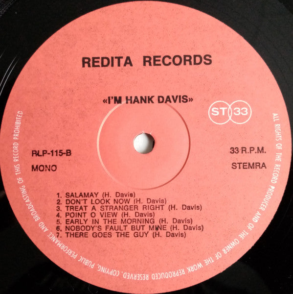 Hank Davis (2) -I'm Hank Davis