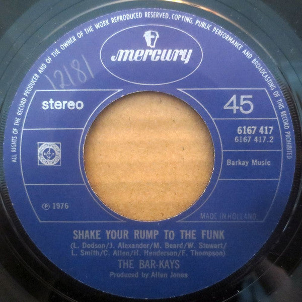 The Bar-Kays* -Shake Your Rump To The Funk
